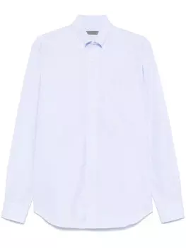 Рубашка Corneliani в клетку, синий