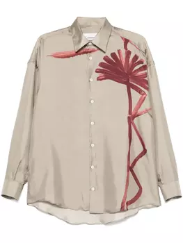 Рубашка Costumein Valentino, зеленый