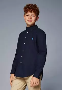 Рубашка COTTON POPLIN SHIRT Ralph Lauren, темно-синий