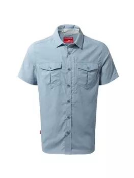 Рубашка Craghoppers Hemd kurzarm NosiLife Tropen, цвет Fogle Blue