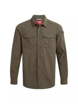 Рубашка Craghoppers Hemd NosiLife Adventure LS II, цвет WoodlandGrn