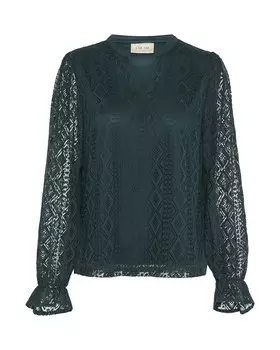 Рубашка Cream Blouse Danika, темно-зеленый