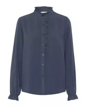 Рубашка Cream Blouse Venea, морской синий