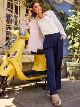 Рубашка Crew Clothing Linen Blend, цвет light/brown