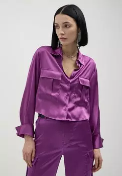 Рубашка CROP Calliope, темно-фиолетовый