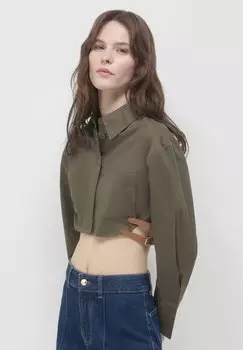 Рубашка CROP Calliope, темно-зеленый
