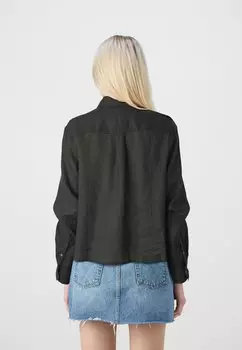 Рубашка Cropped Shirt GAP, черная