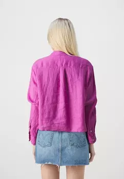 Рубашка CROPPED SHIRT GAP, сирень