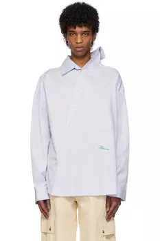 Рубашка "Cuadro" Jacquemus, серый