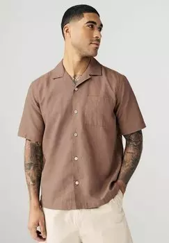 Рубашка CUBAN COLLAR FIT Next, бежевый