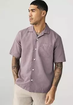 Рубашка CUBAN COLLAR FIT Next, фиолетовый