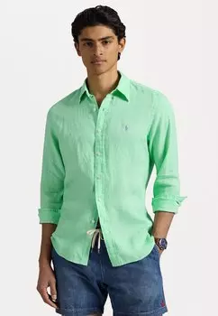 Рубашка CUSTOM FIT LINEN SHIRT Polo Ralph Lauren, мята