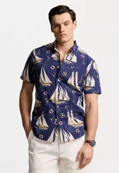 Рубашка CUSTOM FIT NAUTICAL OXFORD SHIRT Ralph Lauren, темно-синий