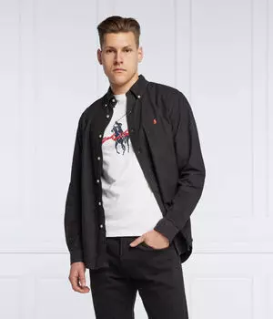 Рубашка Custom fit Polo Ralph Lauren, черный