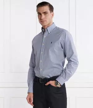 Рубашка Custom fit Polo Ralph Lauren, синий