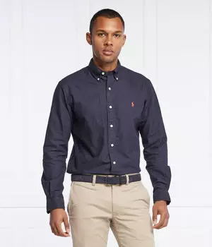 Рубашка Custom fit Polo Ralph Lauren, синий