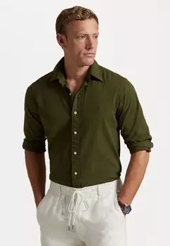 Рубашка CUSTOM FIT SEERSUCKER SHIRT Polo Ralph Lauren, оливковый