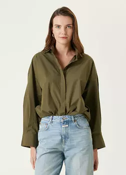 Рубашка цвета хаки Closed