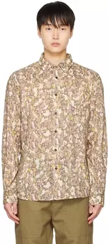 Рубашка цвета хаки Ilakob Isabel Marant
