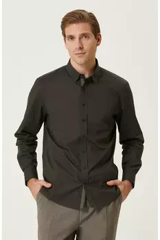 Рубашка цвета хаки Network, хаки