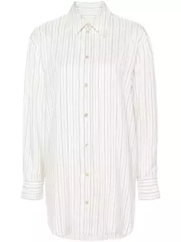 Рубашка Cylvany в полоску ISABEL MARANT, белый