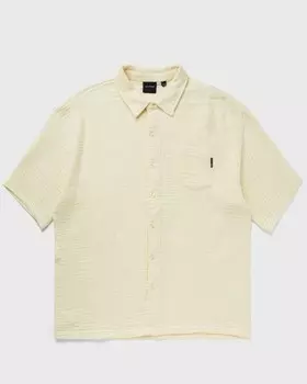 Рубашка Daily Paper Enzi Seersucker Ss Shirt, цвет icing yellow