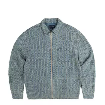 Рубашка damaged denim shirt Thisisneverthat, синий