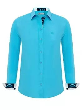 Рубашка Dandalo Blouse, бирюзовый
