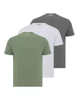 Рубашка Dandalo Marcin, цвет Dark grey/Pastel green/White