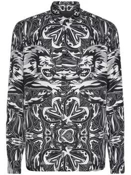 Рубашка Dandy Lion Circus Philipp Plein, черный