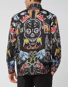 Рубашка Dandy LS Skull and Plein Philipp Plein, черный