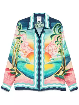 Рубашка Danse de La Mer Casablanca, синий