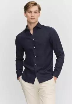 Рубашка DANTE LINEN Blck, синий