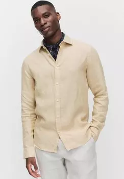 Рубашка DANTE LINEN Blck, желтый