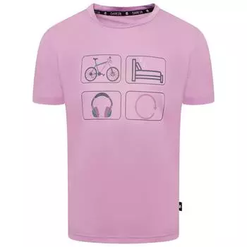 Рубашка Dare 2B Rightful Tee с коротким рукавом, темно-розовый