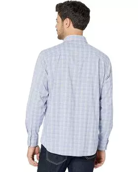 Рубашка David Donahue Fusion Shirt, цвет Blue/Lilac