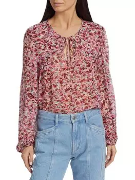 Рубашка Daytonea с цветочным принтом Isabel Marant, цвет Pink Multi