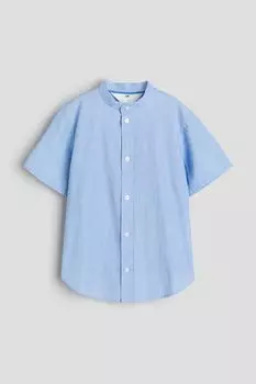 Рубашка «Дедушка» из хлопка H&M, синий