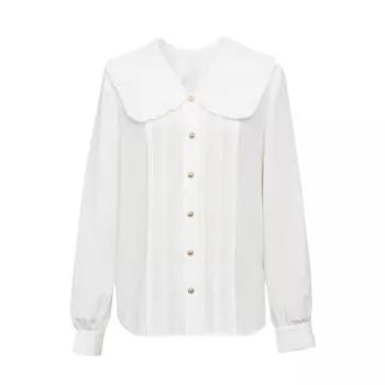 Рубашка Deep Breath Brother в стиле ретро, белый