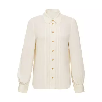 Рубашка Deep Breath со складками, черный