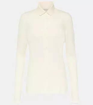 Рубашка дейдре из шерсти Gabriela Hearst, белый