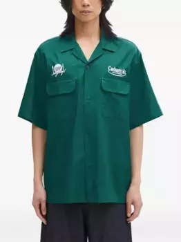 Рубашка Deli с принтом Detroit CARHARTT WIP, зеленый