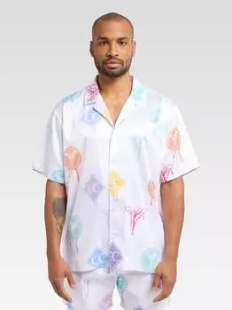 Рубашка деллай Carlo Colucci, белый