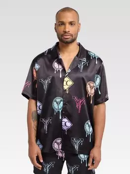 Рубашка деллай Carlo Colucci, черный