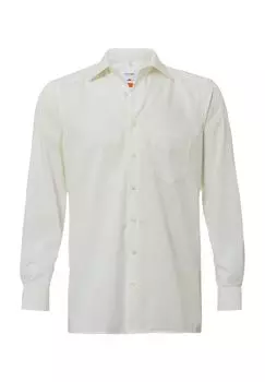 Рубашка деловая Luxor, современный крой, негладкая, мужская OLYMP, бежевый