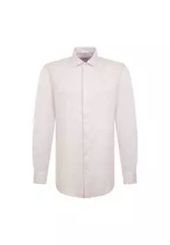 Рубашка деловая обычная Seidensticker, розовый