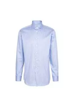 Рубашка деловая обычная Seidensticker, синий