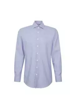 Рубашка деловая обычная Seidensticker, синий