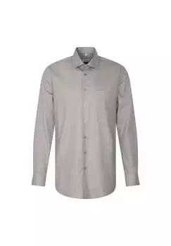 Рубашка деловая обычная Seidensticker, желтый