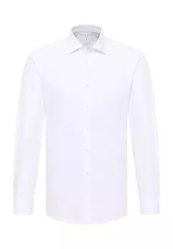 Рубашка деловая «Performance», приталенного кроя, длинные рукава, воротник «Кент», мужская ETERNA, белый